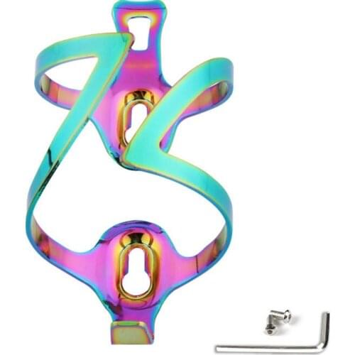 Bicycle Bottle Cages Cycling Bike Aluminum Alloy Lightweight Drink Water Bottle Rack Riding Colorful Kettle Holder Bracket N022A