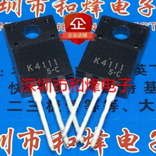 10PCS K4111 2SK4111 TO-220F 600V 10A 100% New&original
