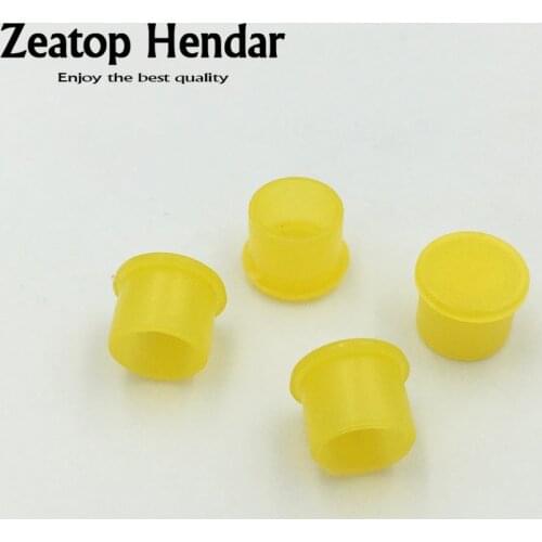 100Pcs SMA Rubber Covers Dust Cap Rf Ham Radio Antenna Plastic Covers Dust Cap Female Connector Yellow Color