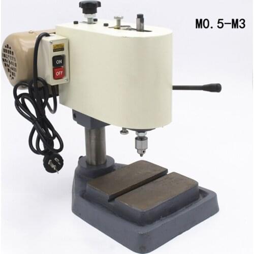 120W Mini Tapping Machine Precision Small Teeth Tapping Machine Bench Drilling And Tapping Machine M0.5-M3 M0.8-M3 220V 380V
