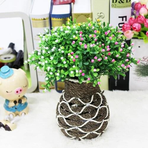 15 Heads Artificial Aglaia Odorata Flowers Plant Home Wedding Party Decoration