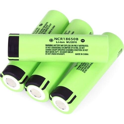 4 pcs .. 100% new and original for 18650 3.7V 3400 mAh battery Lthium NCR18650B industrial equipment used