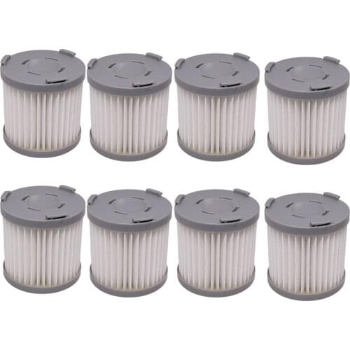 8Pcs HEPA Filter for Xiaomi JIMMY JV51 JV53 JV83 Handheld Cordless Vacuum Cleaner HEPA Accessories