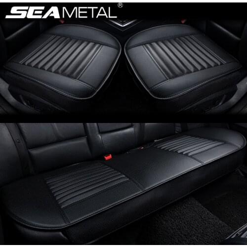 Seat Covers Car PU Leather Auto Chair Cushion Four Seasons Automobiles Seat Cover Universal Pad Mats Protectors Car Accessories