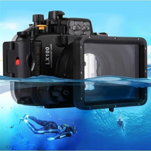 Underwater Swimming Diving Case Waterproof Camera bag Housing case for Panasonic LUMIX DMC-LX100 LX100 40m 130ft