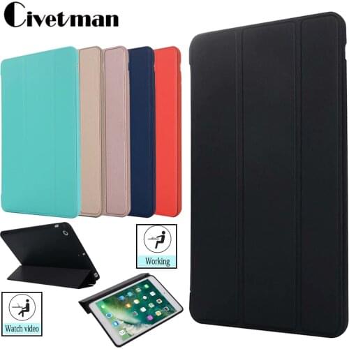 For Apple iPad Mini 5 4 3 2 1 Case, Slim PU Leather+TPU Soft Back Heat Dissipation Smart Cover for iPad Mini4 Mini 5 mini2 Funda