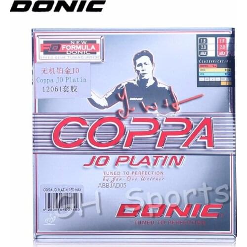 Donic Original COPPA JO Platin Table Tennis Rubber Pimples In Ping Pong Sponge