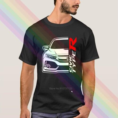 Japan Car Civic Type R Fk8 T-Shirt 2020 Newest Summer Mens Short Sleeve Popular Tees Shirt Tops Unisex