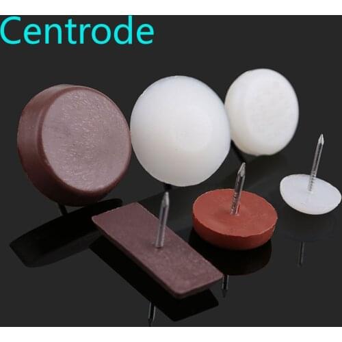 Flat bottom nail, plastic nail, furniture anchor nail, decoration nail, moisture-proof pad, furniture corner nail 20PCS