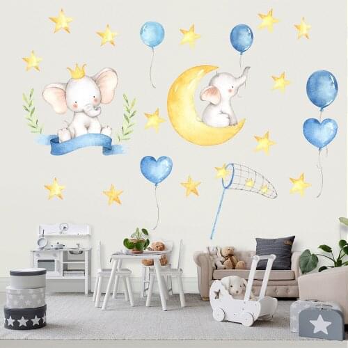 New moon wall stickers living room bedroom childrens room decorative wall stickers