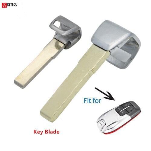 Keyecu New Replacement Remote Key Blade Emergency Insert for Ferrari 488 GTB 2016 2017 2018