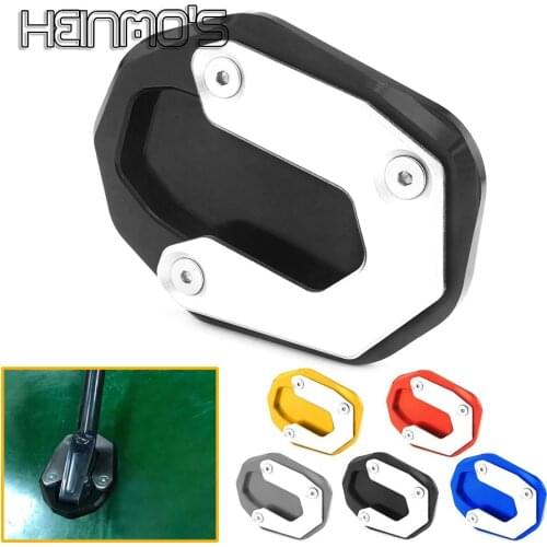 Motorcycle Kickstand Enlarger Plate For Ducati Scrambler 800 Icon Classic 2015 2016 2017 2018 Side Stand Extension Urban Enduro