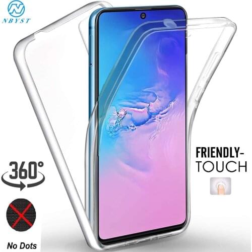 360 Clear Silicone Case For Samsung S20 FE Note 20 A51 A71 A21s A11 Full Cover for Galaxy M51 A01 Core A41 A31 M11 M31S M30S M21