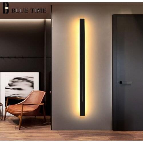 Modern Led Wall Lamp 60cm 80cm 100cm 120cm Indoor Home Wall Light For Living Room Bedroom Dining Room Kitchen Study Luminaires