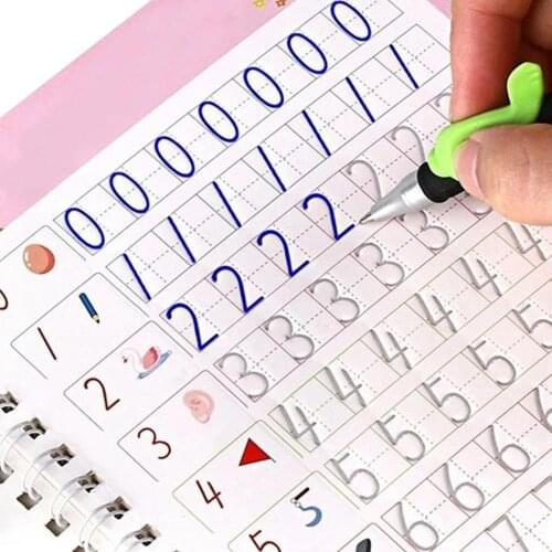 1 Set Multistyle English Copybook For Calligraphy Books For Kids Word ChildrenS Book Handwriting Practice Book Groove Copybook