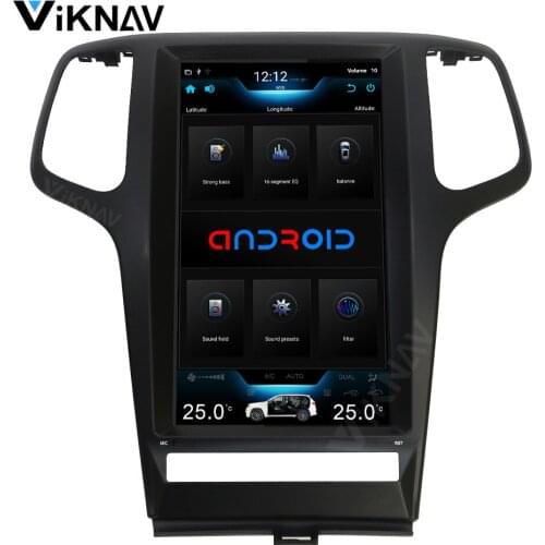 Vertical screen 13.3 inch for Jeep Grand Cherokee 2009-2013 auto stereo radio GPS navigator DVD player car multimedia player