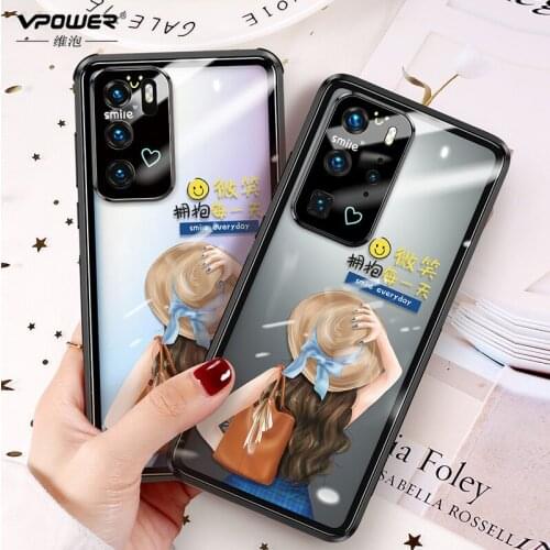Tempered glass Case For Huawei P40 P40 Pro protection girl clear phone lens protect cases for huawei p 40 pro glass cover