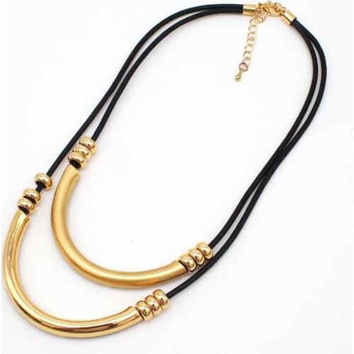 2020 New Women Crystals Style Pearl Necklace & Pendants Silver Color Chain Necklaces For Women Wedding Chic Gift