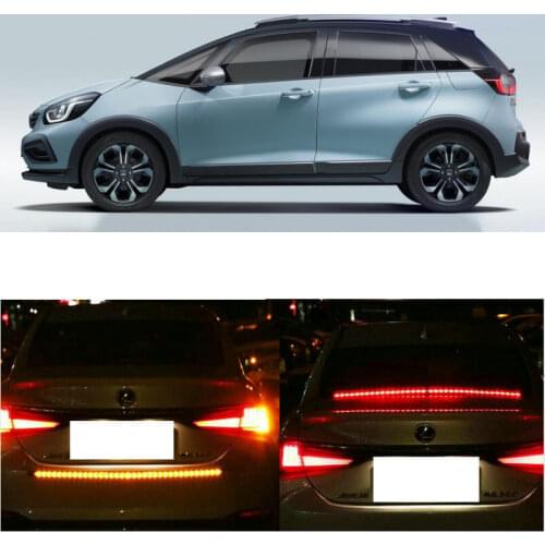 1pc Prevent rear-end Strobe Turn/Stop Light Trunk Lamp For Honda JAZZ 2 3 4 legend logo stream