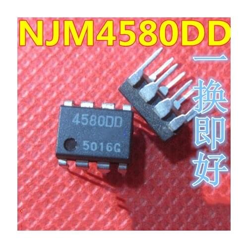 10pcs/lot NJM4580D NJM4580 DIP-8