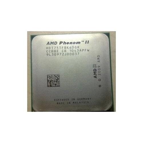 AMD Phenom II X6 1075T(3.0GHz/6MB/6 cores/Socket AM3/938-pin)HDT75TFBK6DGR Six Core Desktop CPU (working 100% Free Shipping)