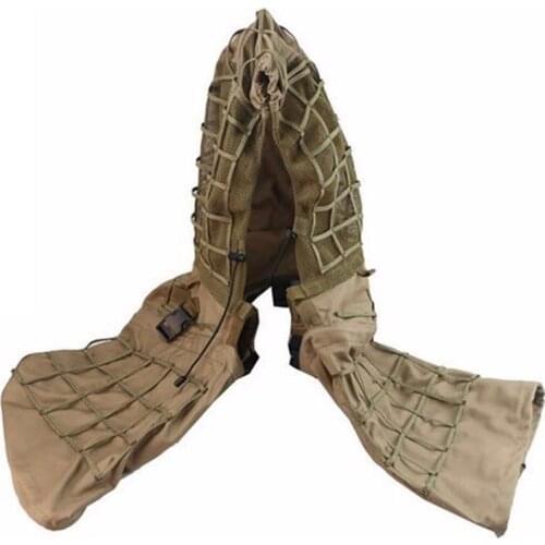 Army Fans Sniper Field Shooting Combat Tactical Ghillie Clothes Foundation Outdoor Hunting Camp DIY Camo Ghillie Suit With Yarn