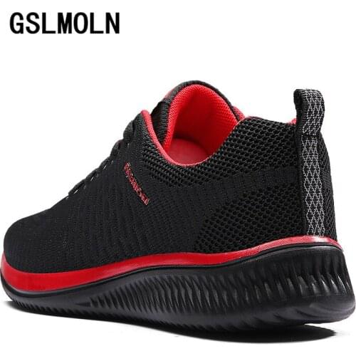 Shoes Men Breathable Comfortable Casual Shoes Fashion Men Mesh Shoes Lace Up Wear-resistant Men Sneakers Zapatillas Deportiva