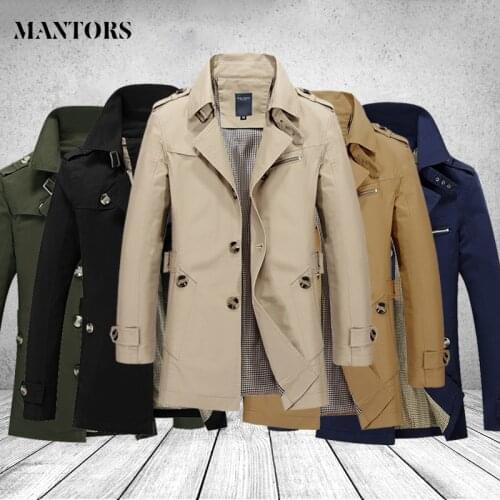 MANTORS Men's Trench Coats