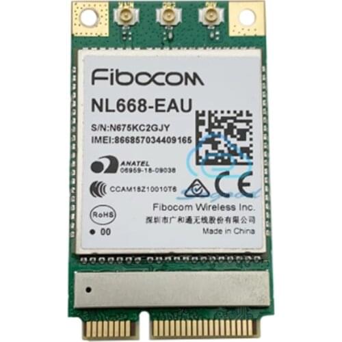 Fibocom NL668 Chips NL668-EAU NL668-EU NL668-AM NL668-LA 4G LTE Cat4 module Mini PCIE B1/B3/B5/B7/B8/B20/B28/B38/B40/B41