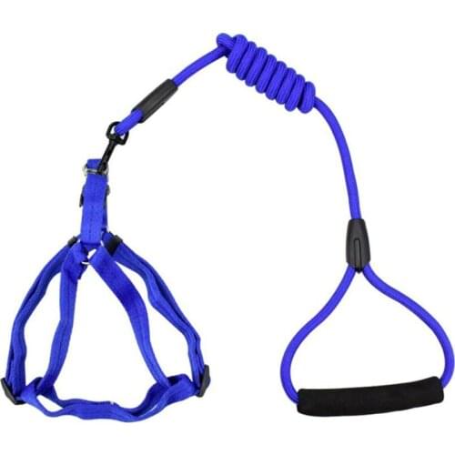 No Pull Pet Dog Harness Leash Set Soft Adjustable Dog Harness Pet Supplies Walk Out Hand Strap Vest Collar for Dogs