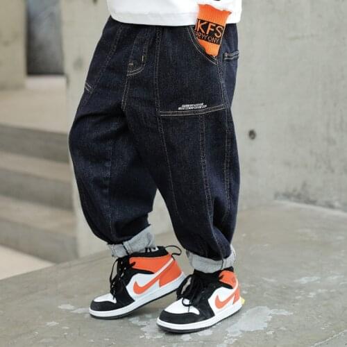 2021 Charming Baby Spring Autumn Jeans Pants For Boys Children Kids Trousers Clothing Teenagers Gift Home Outdoor High Quality