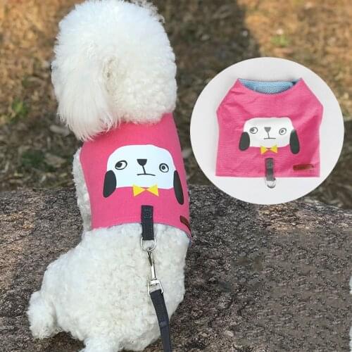 Dog Harness Leash Chest Vest Dogs Traction Rope Adjustable Pet Collar Leisure Cat Leashes Breathable Mesh Puppy Accessories Cute