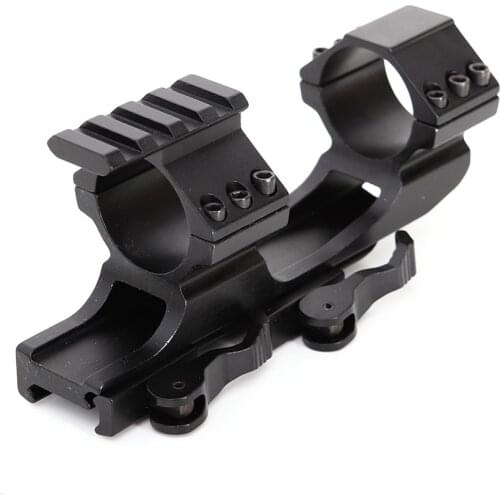 Applicable To 25.4mm 30mm Double Scope Quick Release Flat Top Double Ring Forward To Achieve 20mm Guide Rail Sight Installation