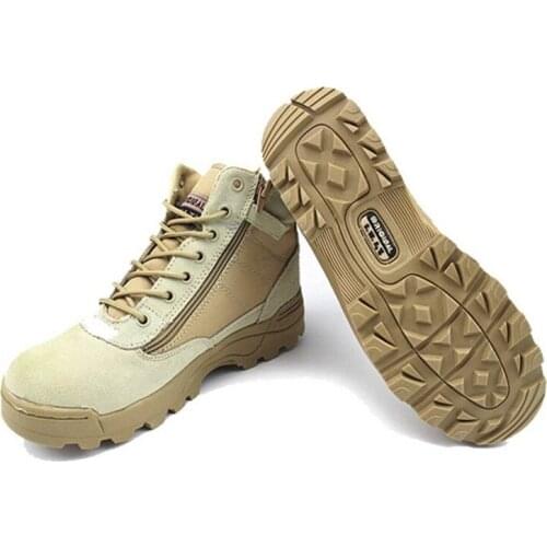 Outdoor Hiking Shoes For Man Military Tactical Desert Shoes Climbing Men Hiking Boots Mountain Non-Slip Sneakers AA60617