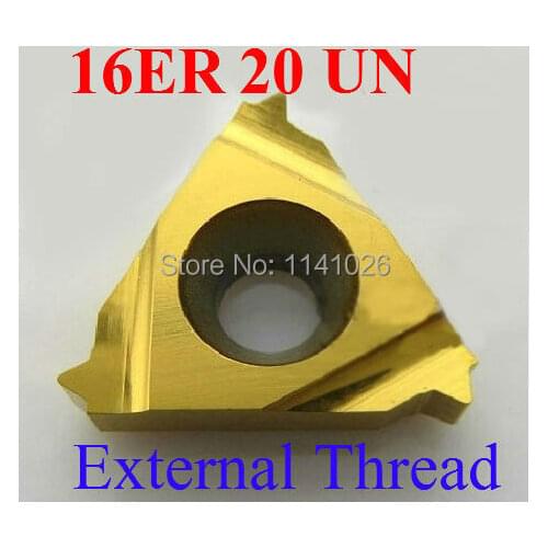16ER 20 UN Carbide Threading Inserts External Threading Insert Indexable Lathe Inserts for Threaded Lathe Holder