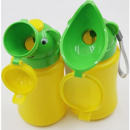 2018 Hot Newborn Kids Caring Accessories Portable Lovely Cartoon Baby Kids Urinal Outdoor Travel Car Toilet Potty Bottle