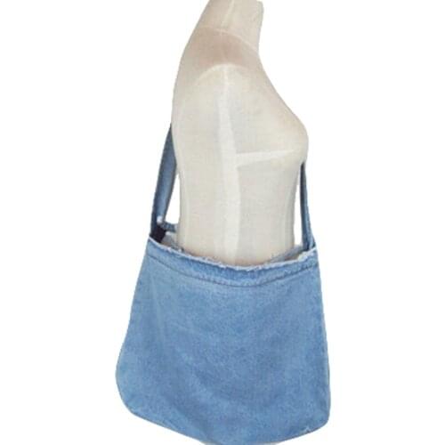 5PCS / LOT Shopping Bag Pure Color Casual Foldable Environmental Storage Bag Reusable Tote Bag Ladies Fashion One Shoulder Bag