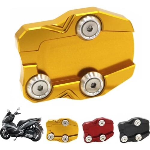 85% Hot Sales!!! Motorcycle Non-slip Stand Extension Enlarger Pad for HONDA PCX125 PCX150 16-17