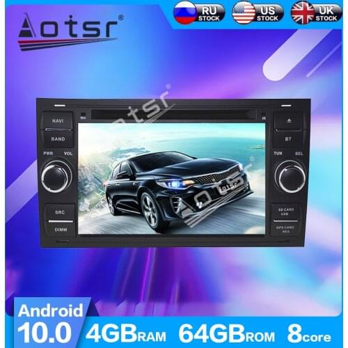 AOTSR 8 inch Android 10.0 IPS GPS Navigation Car Radio Player For Ford Mondeo Multimedia Player Head Unit Tape Recorder