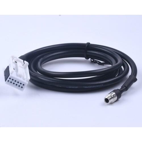 3.5mm Car AUX Adapter Audio Cable Fit for Peugeot 307 308 407 408 507 for Citroen C2 C5 RD4 C-Quatre