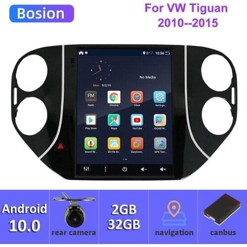 Bosion Android 10 Tesla Screen Car DVD Multimedia Player GPS For Volkswagen VW Tiguan 2010 Audio Car Radio Stereo Navigator BT