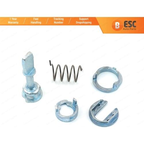 ESC Auto Parts V2EDP52 Door Lock Barrel Repair Kit, Front Left and Right Door for VW Polo 2/3 2002-2009; 1U0837167E