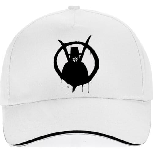 The film V For Vendetta Baseball Caps fashion Brand Hip Hop cap Men women adjustable Snapback hat