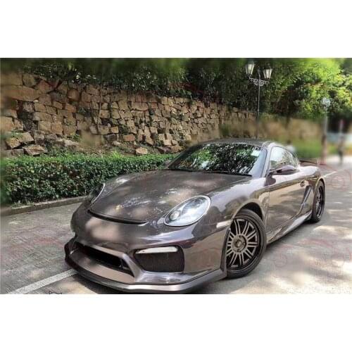 For Cayman 987.1 upgraded GT4 style large enclosure, Front Bar, Rear Bar, rear wing, body kit, auto parts
