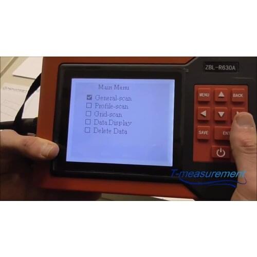 Concrete cover meter Ferro scanning wall metal detector