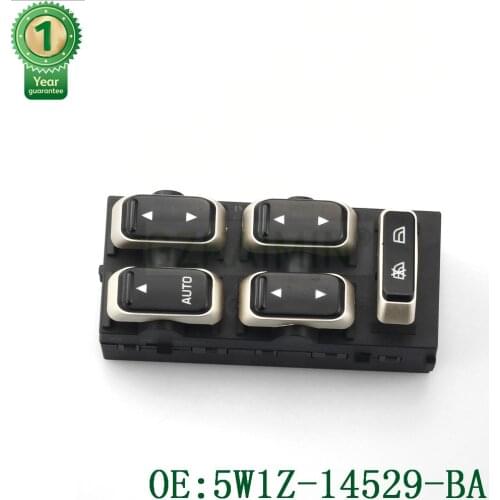 China new new Car Electric Power Window Master Switch for 5W1Z-14529-BA 5W1Z14529BA 2003-2008 for Lincoln Town K-M