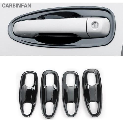 Stainless steel Outside Door handle door bowl cover trim Stickers for Toyota Land Cruiser Prado J150 2010-2019 Accessories