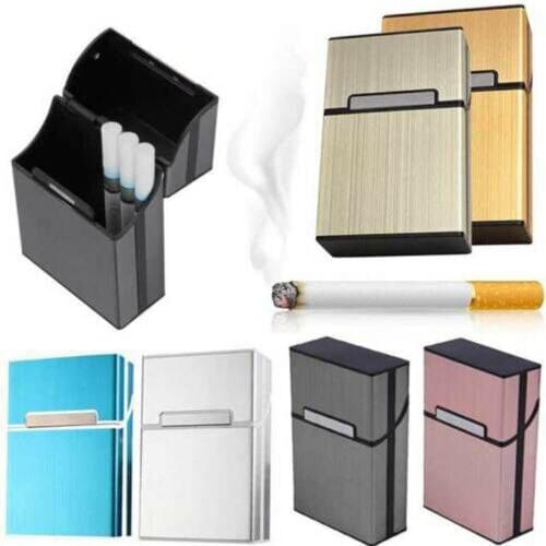 2019 Newest Hot Light Cigarette Cigar Case Pocket Container Aluminum Tobacco Storage Holder