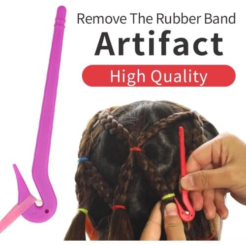Hair Bands Rubber Cutter For Girls Kids Disposable Rubber Band Remover Pain Free Hair Ties Removing Tool Styling Accessories