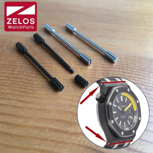 Steel case link kit rod screwtube for Audemars Piguet AP Royal Oak Offshore 42mm 15706 15707 ceramics watch parts tools